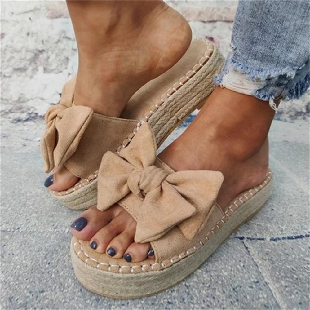 NEW ♡ BOWKNOT Platform Sandals - Picture 3 of 13